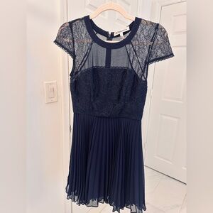 BCBGeneration Navy Lace Dress